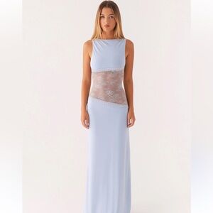 Peppermayo Light Blue Maxi Dress